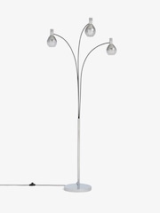 Chrome Carson 3 Light Floor Lamp - Image 6 of 8