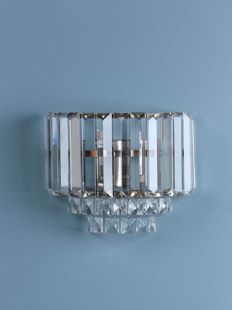 Laura Ashley Brass Vienna Crystal Wall Light - Image 2 of 4 Laura Ashley Brass Vienna Crystal Wall Light - Image 2 of 4