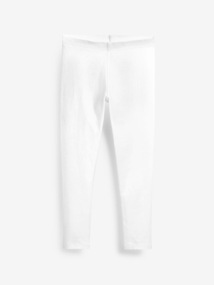 White Long Length Leggings (3-16yrs) - Image 1 of 3