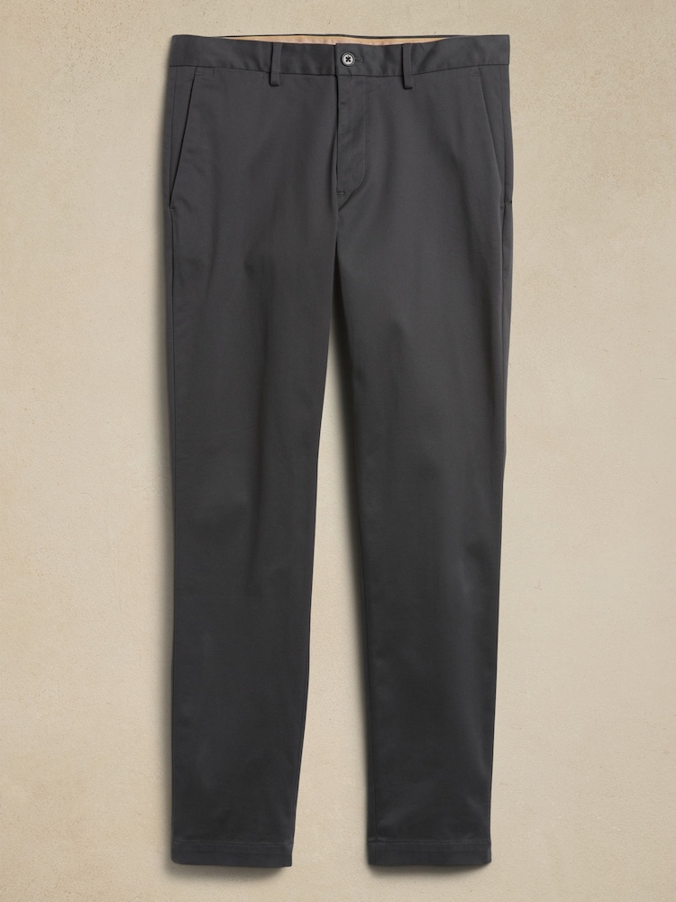 Banana Republic Dark Grey Slim Rapid Movement Chino - Image 4 of 4