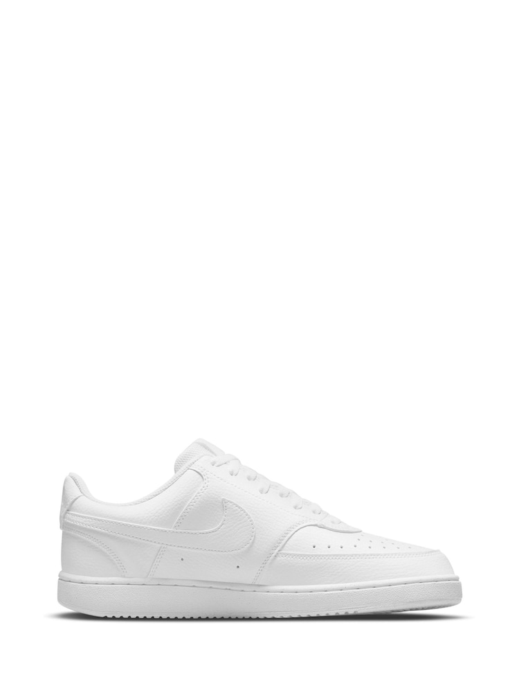 Nike White Court Vision Low Trainers - Image 3 of 12