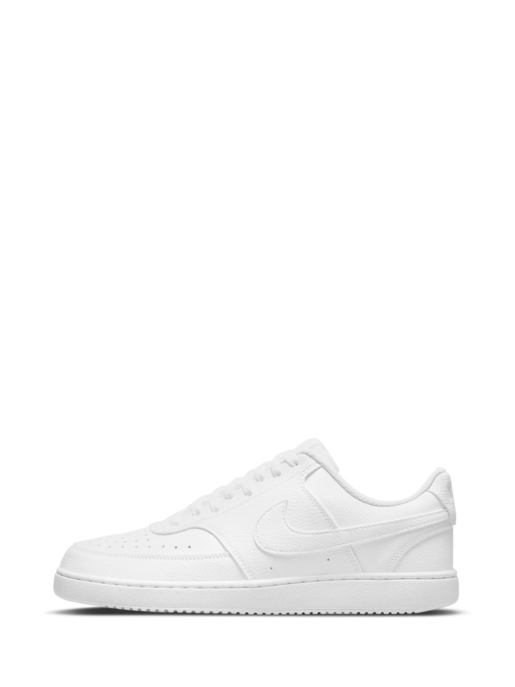 Nike White Court Vision Low Trainers - Image 6 of 12