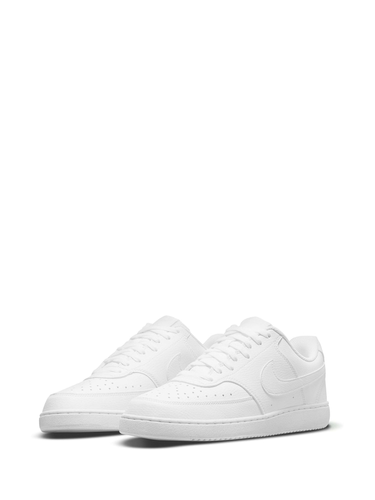Nike White Court Vision Low Trainers - Image 7 of 12
