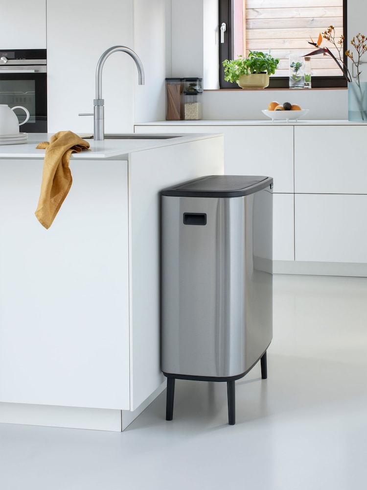 Brabantia Matt Steel Fingerprint Proof Bo Hi 60L Touch Bin - Image 2 of 3