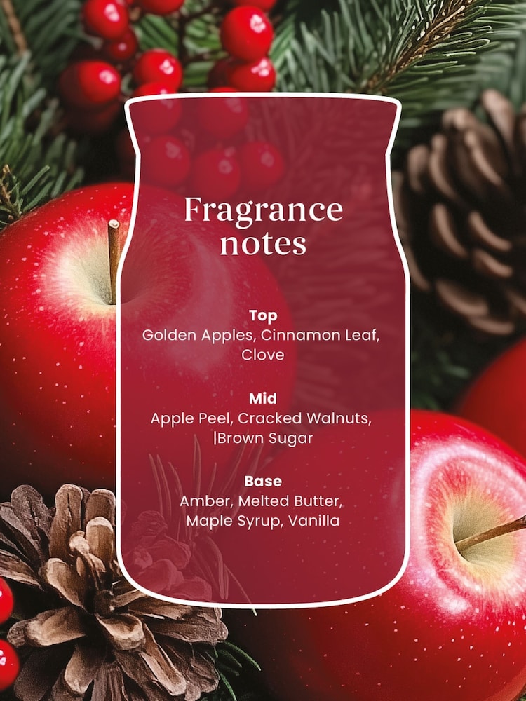 Yankee Candle Red Apple Wreath Signature Medium Jar Candle - Image 2 of 2 Yankee Candle Red Apple Wreath Signature Medium Jar Candle - Image 2 of 2