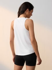 Nike White Dri-FIT One Classic Tank Top - Image 2 of 5