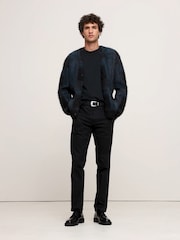 Banana Republic Black Slim Rapid Movement Chino - Image 1 of 5