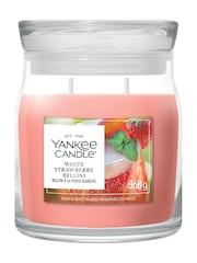Yankee Candle White Strawberry Bellini Signature Medium Jar Candle - Image 1 of 2