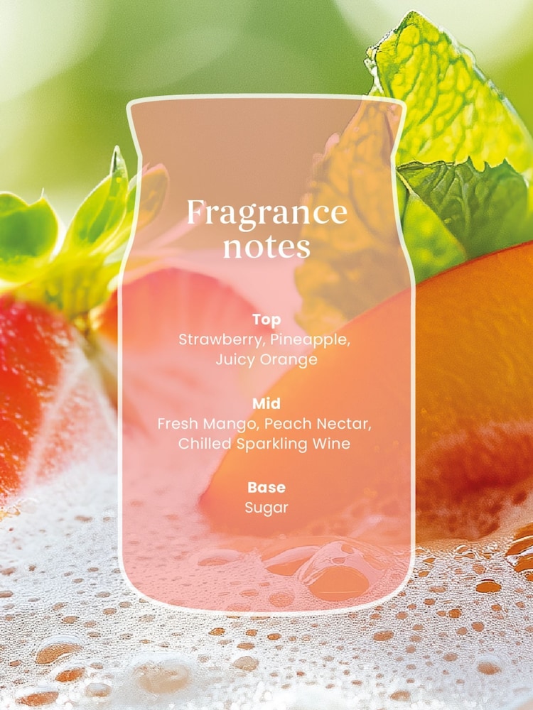 Yankee Candle White Strawberry Bellini Signature Medium Jar Candle - Image 2 of 2 Yankee Candle White Strawberry Bellini Signature Medium Jar Candle - Image 2 of 2