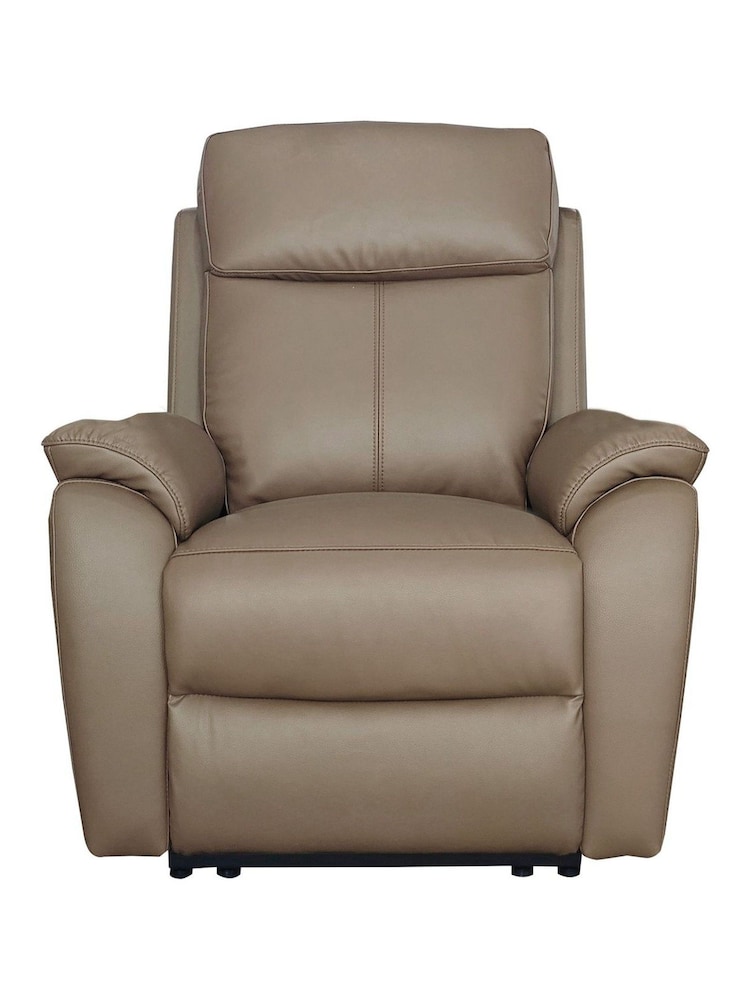 Aspire Furniture Mushroom Kingsmere Power Recliner Armchair - Image 2 of 6 Aspire Furniture Mushroom Kingsmere Power Recliner Armchair - Image 2 of 6