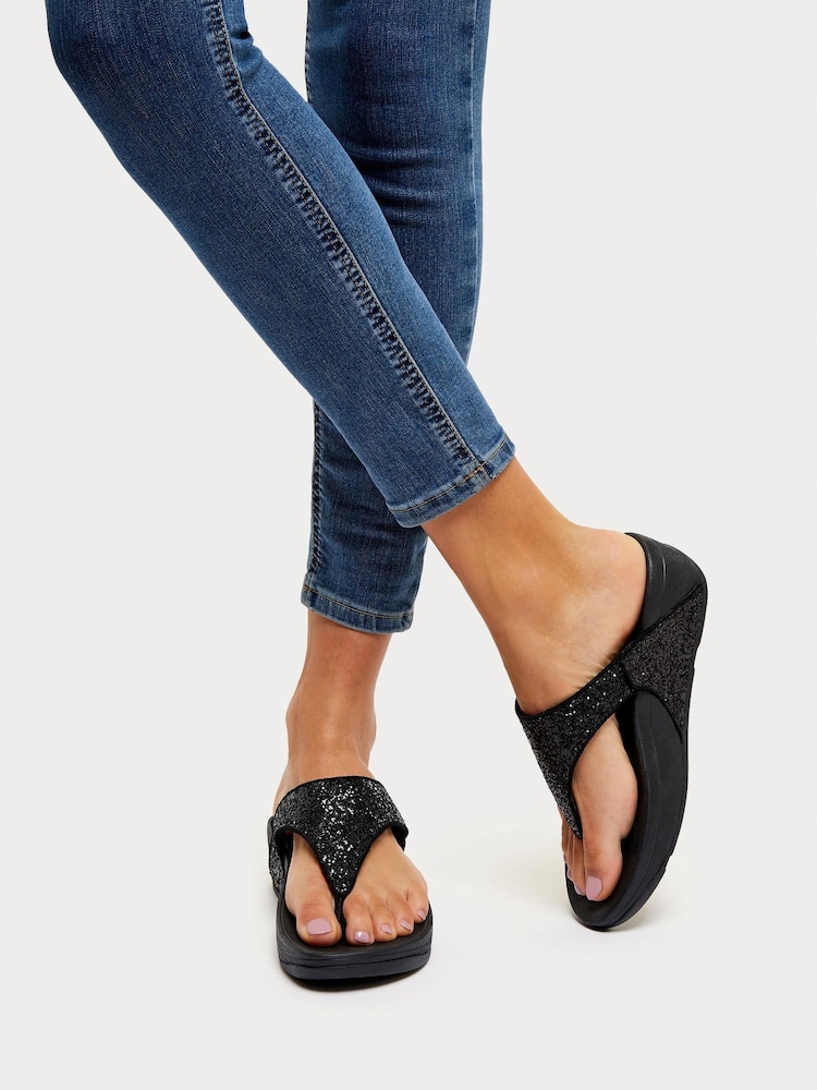 Azul - Sandalias brillantes con tira al dedo Lulu de FitFlop - Imagen 1 de 3 Azul - Sandalias brillantes con tira al dedo Lulu de FitFlop - Imagen 1 de 3