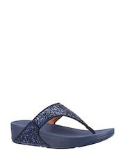 FitFlop Lulu Glitter Toe-Post Sandals - Image 3 of 3