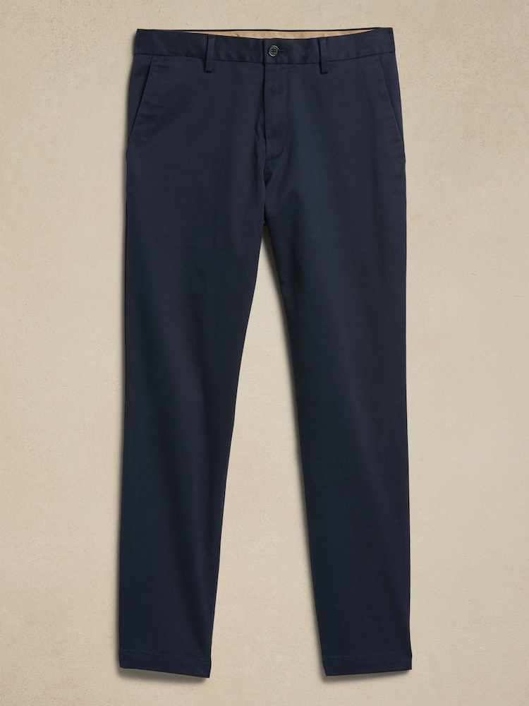 Banana Republic Blue Slim Rapid Movement Chino - Image 1 of 5
