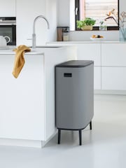 Brabantia Mineral Concrete Grey Bo Hi 60L Touch Bin - Image 1 of 6