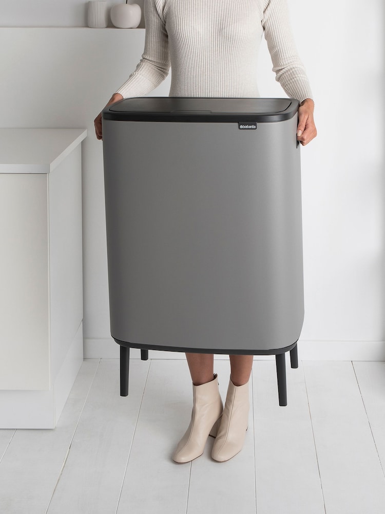 Brabantia Mineral Concrete Grey Bo Hi 60L Touch Bin - Image 2 of 6