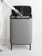 Brabantia Mineral Concrete Grey Bo Hi 60L Touch Bin - Image 3 of 6