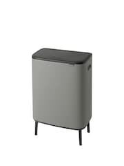 Brabantia Mineral Concrete Grey Bo Hi 60L Touch Bin - Image 4 of 6