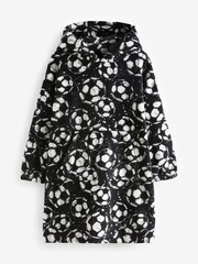Monochrome Football Hooded Blanket (3-16yrs) - Image 5 of 7
