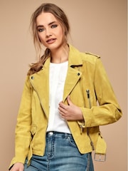 Sonder Studio Yellow Real Suede Jacket - Image 1 of 2