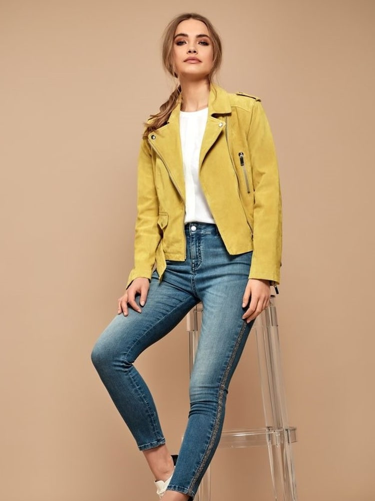 Sonder Studio Yellow Real Suede Jacket - Image 2 of 2