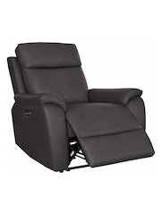 Aspire Furniture Charcoal Kingsmere 1 Seater Power Recliner Armchair - Image 3 of 6