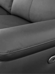 Aspire Furniture Charcoal Kingsmere 1 Seater Power Recliner Armchair - Image 5 of 6