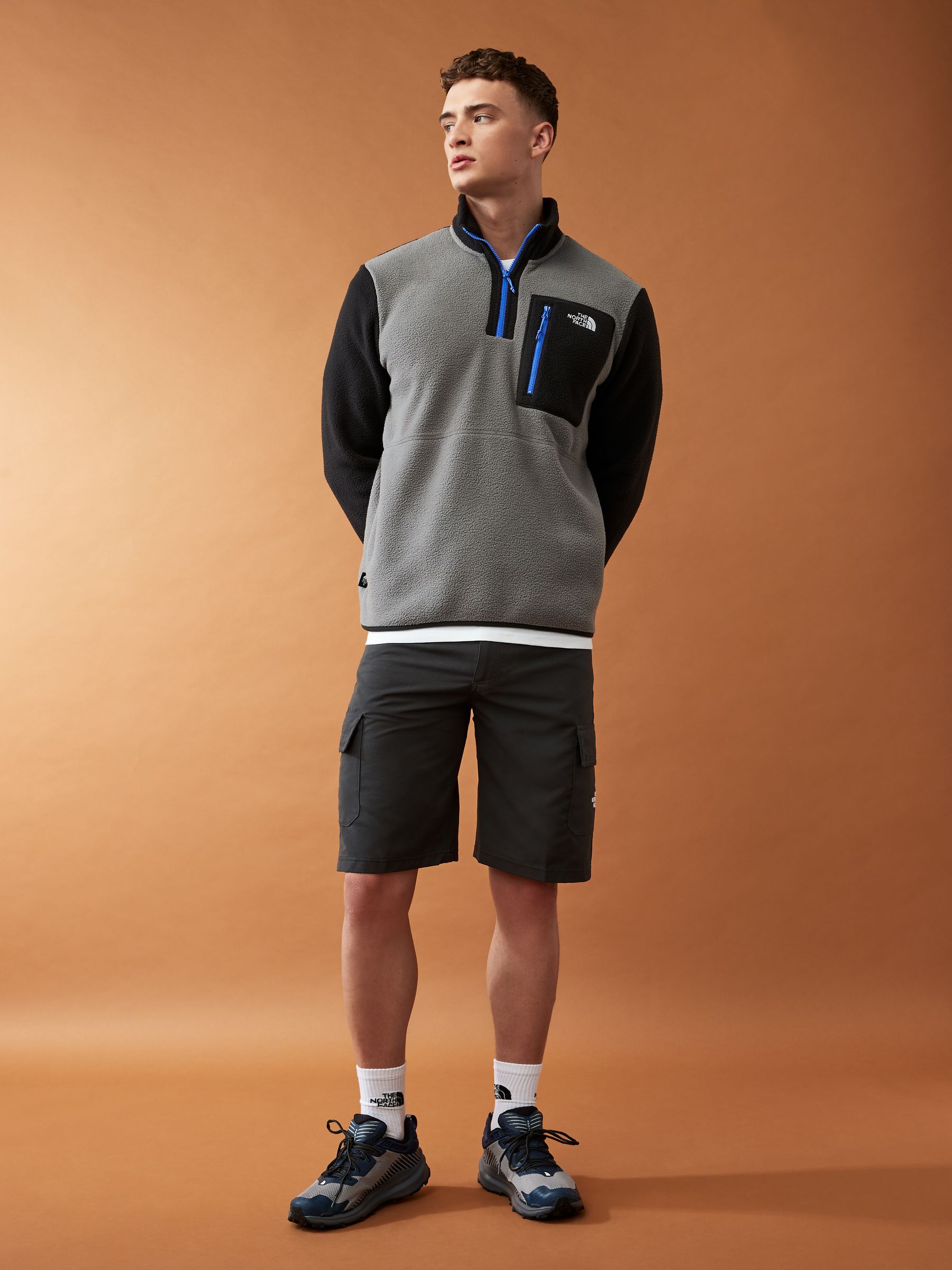 Buy The North Face Grey Mens Yumiori 1/4 Zip Fleece from Next Slovenia