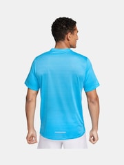 Nike Light Blue Miler Dri-FIT UV Running T-Shirt - Image 2 of 5