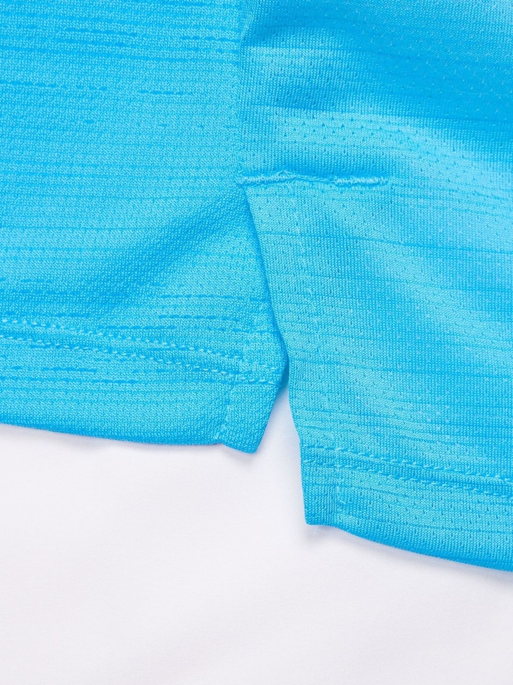 Nike Light Blue Miler Dri-FIT UV Running T-Shirt - Image 4 of 5
