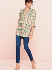 Dark Blue Enhancer Skinny Jeans - Image 3 of 5