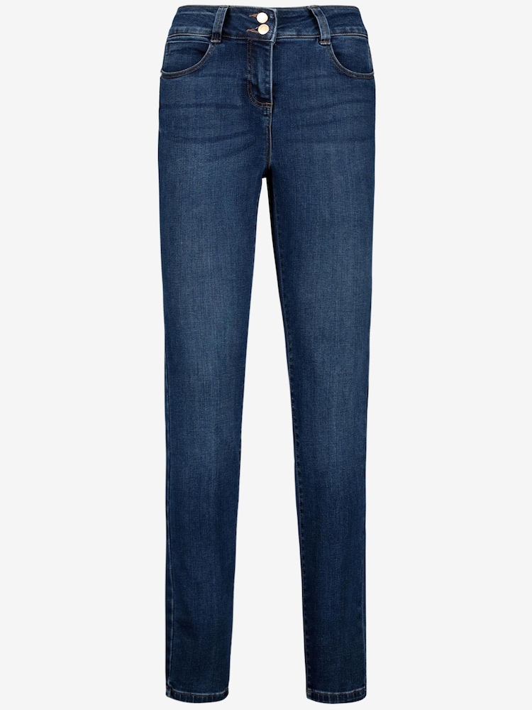 Dark Blue Enhancer Skinny Jeans - Image 5 of 5