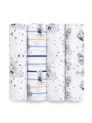 Aden & Anais Essentials Muslin 100% Cotton Blankets 4 Pack - Image 1 of 3