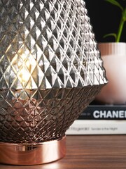 Grey Battery Operated Tapered Ambient Lamp - Image 3 of 6