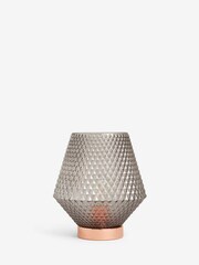 Grey Battery Operated Tapered Ambient Lamp - Image 4 of 6