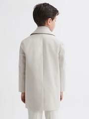 Reiss Stone Perrin Junior Trench With Funnel-Neck Insert - Image 6 of 7