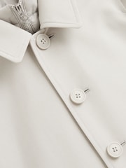 Reiss Stone Perrin Junior Trench With Funnel-Neck Insert - Image 7 of 7