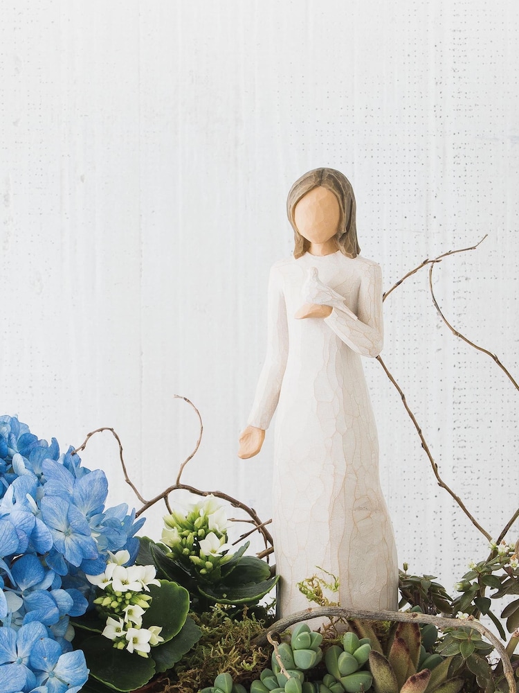 Willow Tree Off White With Sympathy Figurine - Image 2 of 3 Willow Tree Off White With Sympathy Figurine - Image 2 of 3