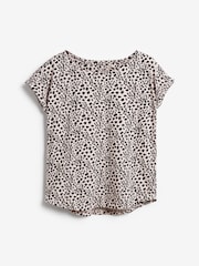 Green/Pink/Animal 100% Cotton Cap Sleeve T-Shirts 3 Pack - Image 8 of 10