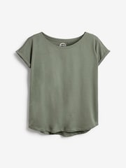 Green/Pink/Animal 100% Cotton Cap Sleeve T-Shirts 3 Pack - Image 9 of 10