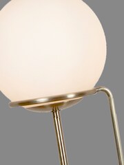 Searchlight Antique Brass Sphere Table Lamp - Image 2 of 3
