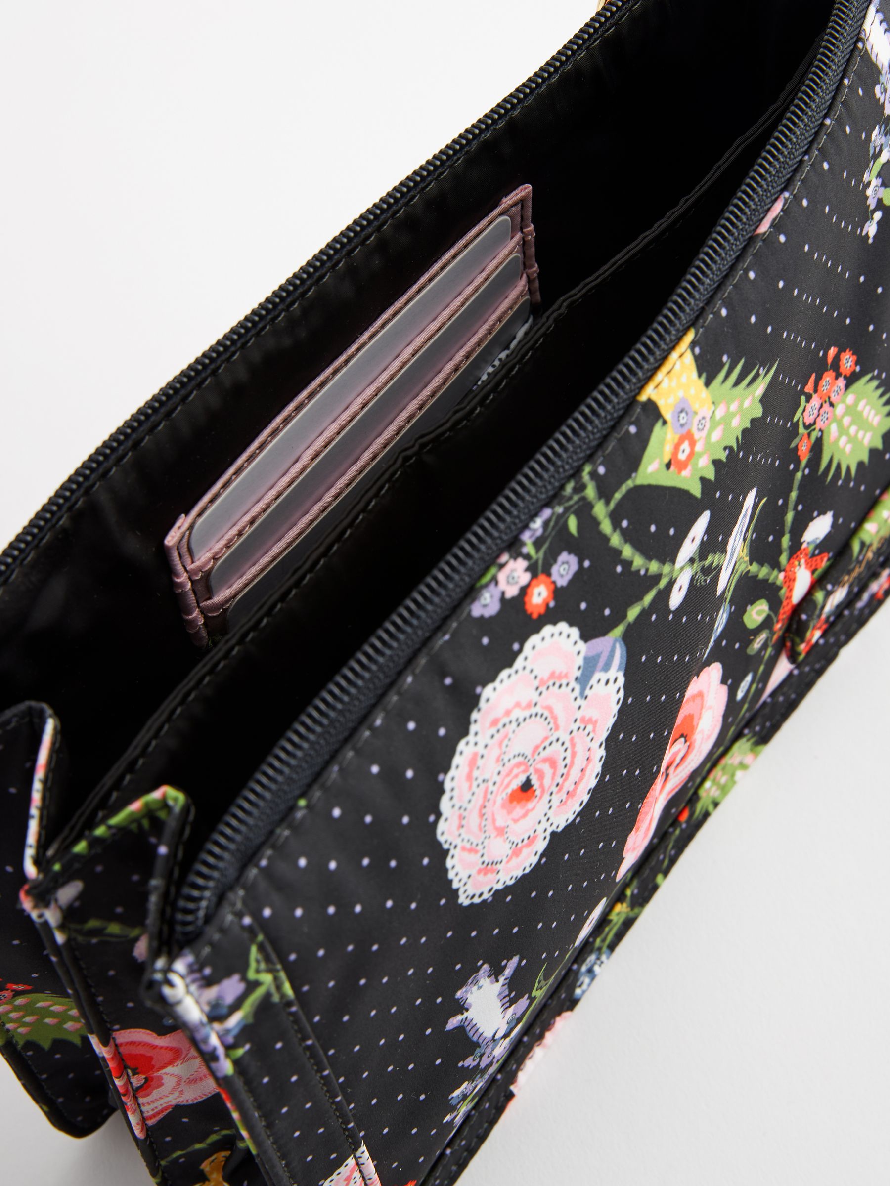 Buy Cath Kidston Black Double Pouch Bag from Next USA