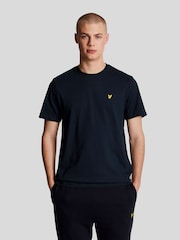 Lyle & Scott Navy Crew Neck Cotton T-Shirt - Image 1 of 5