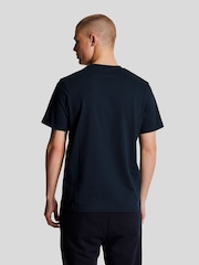 Lyle & Scott Navy Crew Neck Cotton T-Shirt - Image 2 of 5