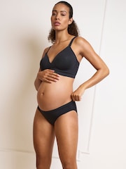 Seraphine X Vogue Williams Black & Praline Underbump Second Skin Briefs 2 Pack - Image 4 of 8