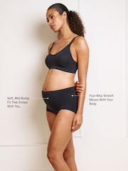 Seraphine X Vogue Williams Black & Praline Boyshort Second Skin Briefs 2 Pack - Image 7 of 8