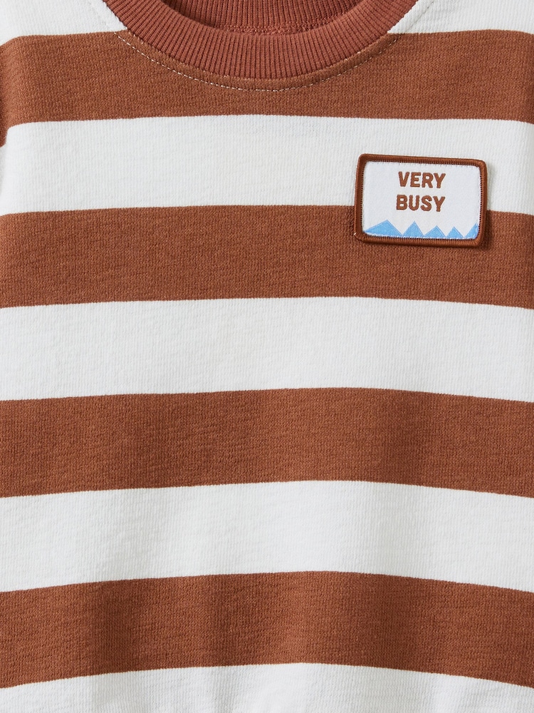 Cotton On Brown Tyla Knit Sweatshirt - Image 2 of 3 Cotton On Brown Tyla Knit Sweatshirt - Image 2 of 3