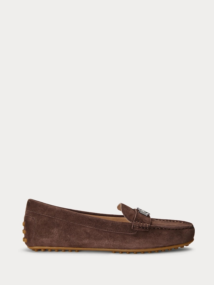 Lauren Ralph Lauren Barnsbury Suede Loafers - Image 2 of 4