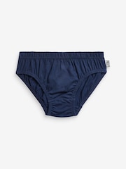 Blue 100% Cotton Briefs 7 Pack (1.5-16yrs) - Image 4 of 7