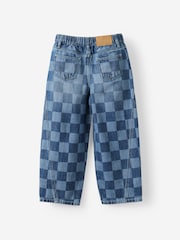 Azul - Vaqueros Denim Unisex de Pernera tipo barril Cotton On - Imagen 2 de 3