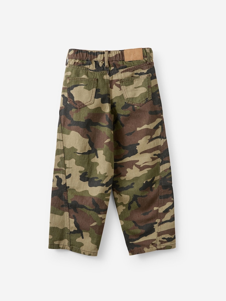 Verde - Vaqueros Denim Unisex de Pernera tipo barril Cotton On - Imagen 2 de 3